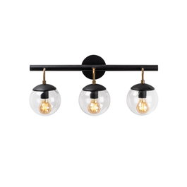 Opviq Gondol - 3032 Aplique de Pared Industrial Negro
